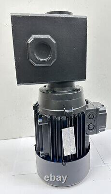 0.75kW 3-Phase Gearbox Electric Motor 35RPM Gear Head 25mm Shaft