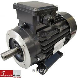 1.1KW 1.5 HP Three (3) Phase Electric Motor 1400 RPM 4 Pole IE2 Efficiency NEW