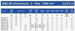 1.563AMTAB14IE3 Three Phase Electric Motor 1.5kW 6 Pole B14 Aluminium IE3