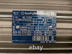 3-Phase Electric Motor Gearbox Bofiglioli 4 kw
