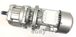 3-Phase Electric Motor Straight Gearbox 0.37kW Gear Reducer 105RPM