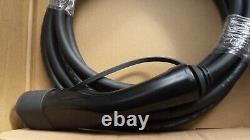 5m EV Cable Plug Electric Car 32A 3P Three Phase 22kW Type 2 Vehicle Hybrid UK