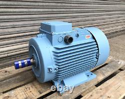 ABB 22kW 3-Phase AC Electric Motor 1475RPM 4-Pole B3 Foot 180 Frame Cast Iron