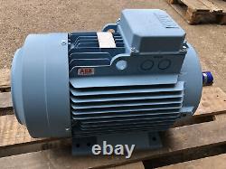 ABB 22kW 3-Phase AC Electric Motor 1475RPM 4-Pole B3 Foot 180 Frame Cast Iron