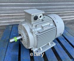 AC Motoren GmbH 18.5kW 3-Phase Electric Motor IE3 B3 1470RPM 4-Pole 180M 48mm