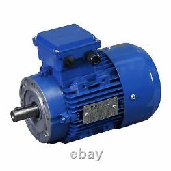Aluminum Electric Motor Squirrel Cage 3 Phase 2 Pole 1.5kW B14 IE1 80 Frame