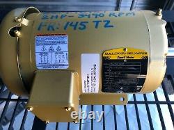 BALDOR T2.0-C36T1L6.7C Gold Electric Motor 2HP 208-230/460V 3 Phase 3490RPM NEW