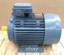 BROOK 1.5kW 3-Phase AC Electric Motor 700RPM 8-Pole B3 Foot Mounted D112M Frame