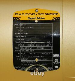 Baldor 10 H. P Super E Electric Motor Catalog # Em3714t Gold