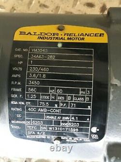 Baldor 1HP Electric Motor CAT VM3545