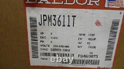 Baldor JPM3611T Electric Motor 3hp 1725rpm 3ph 208-230/460V 60hz TEFC 36R59-1868
