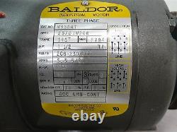 Baldor M3554T Electric Motor 1½HP 208-230/460V 5.3-5/2.5A 1725RPM 60HZ 3PH