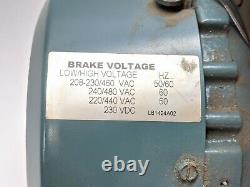 Baldor VBM3558T-S Electric Brake Motor 2HP 1750RPM 230/460V 1.7A 3PH 7/8 Shaft