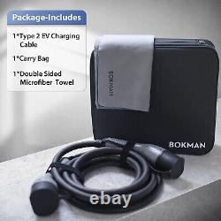 Bokman EV Type 2 Charging Cable Type 2 22kW 32A 5M Three Phase Electric Vehicles