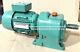 Brook Crompton 0.75kW 3-Phase Electric Motor Gearbox Straight Drive 27RPM