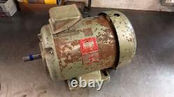 Brook electric motor 3hp 3000 rpm Wadkin AGS 3 phase