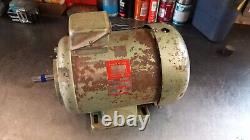 Brook electric motor 3hp 3000rpm 3 phase Wadkin Bursgreen AGS12 BAOS