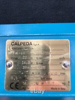 CALPEDA NM 1 AE 60 Cast Iron Centrifugal Pump Three Phase