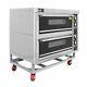 Commercial Pizza Baking Oven Large Twin Deck Three Phase Electric 12x10 B1392