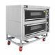 Commercial Pizza Baking Oven Large Twin Deck Three Phase Electric 12x10 B1572