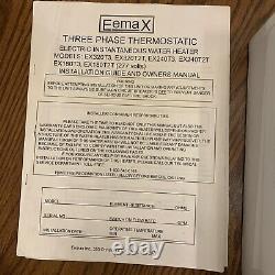 Eemax Tankless Water Heater Three Phase Thermostatic EX320T2T Electric Open Box