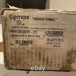 Eemax Tankless Water Heater Three Phase Thermostatic EX320T2T Electric Open Box