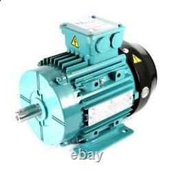Electric Motor Aluminium 3 Phase 5.5kW 7.5HP 4 Pole 1400 RPM 132S Frame B3 IE2
