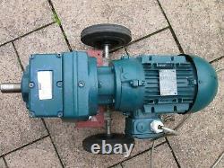 Electric Motor and Gearbox, used, 3 Phase, Weg Electric Motor & Fenner Gearbox