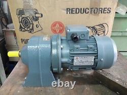 Electric Motor and In Line Gearbox. 5 HP- 0,37KW-19RPM-19mm shaft keyed