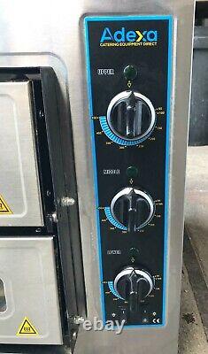 Electric Pizza Oven 2 Chambers 400x400mm Capacity 1+1 Pizzas at 16 Three Phase