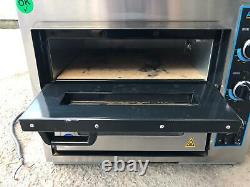 Electric Pizza Oven 2 Chambers 400x400mm Capacity 1+1 Pizzas at 16 Three Phase