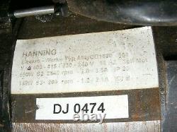 Electric motor hanning 3 phase
