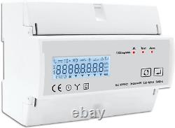 Electricity Usage Monitor 1P 230V Three Phase Energy Meter Zigbee Tuya 80A Din R