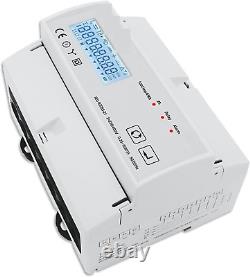 Electricity Usage Monitor 1P 230V Three Phase Energy Meter Zigbee Tuya 80A Din R