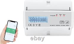 Electricity Usage Monitor 1P 230V Three Phase Energy Meter Zigbee Tuya 80A Din R