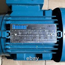 Fenner 3-Phase Electric Motor right angle Gearbox 0.37KW EEN2 71G4 see photos