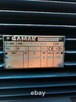 GAMAK 3-Phase Electric Motor 3kW 690RPM 8-Pole 132M Frame B3 Foot Three Phase