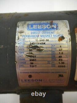 Leeson Electric Direct Current Permanent Magnet Motor Model C4D17FK5K