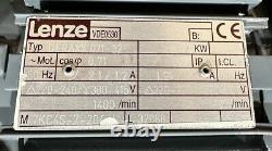 Lenze 3-Phase Electric Motor VERY SLOW 13RPM Gearbox Gear Reducer 267Nm 0.37kW