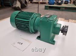 Leroy Somer electric motor and gear LS80L T IP55 full working condition