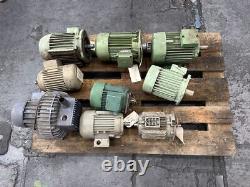 Lot (9x) Three-Phase Electric Motor