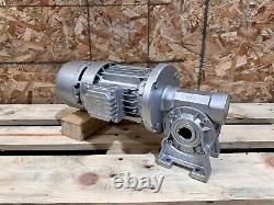 MGM 0.25kW 3-PH AC Electric Motor Bonfiglioli Gearbox 30RPM Gear Reducer MVF 49A