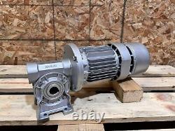 MGM 0.25kW 3-PH AC Electric Motor Bonfiglioli Gearbox 30RPM Gear Reducer MVF 49A