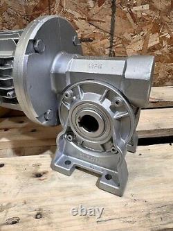 MGM 0.25kW 3-PH AC Electric Motor Bonfiglioli Gearbox 30RPM Gear Reducer MVF 49A