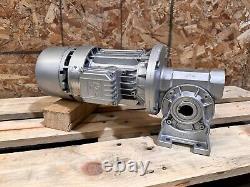 MGM 0.25kW 3-PH AC Electric Motor Bonfiglioli Gearbox 30RPM Gear Reducer MVF 49A