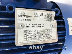 MOTOVARIO 3-Phase 0.75kW (1HP) AC Electric Motor 940RPM 6-Pole 90S Frame B5 IE2