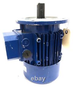 MOTOVARIO 3-Phase 0.75kW (1HP) AC Electric Motor 940RPM 6-Pole 90S Frame B5 IE2