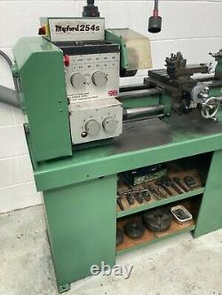 MYFORD 254s Centre Lathe with Tooling 3 Phase