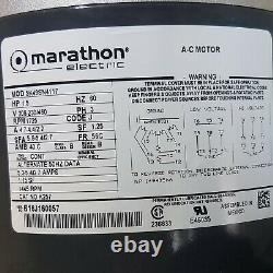 Marathon 5K49SN4117 3-phase -1 1/2 HP Electric Motor -208-230/460 -1725 RPM