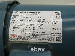 Marathon Electric 952 2291 940 Motor 1725RPM 1HP 208-230/460V LVA56T17F5503D P